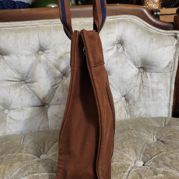 Authentic Hermes small canvas tote bag - Picture 3 of 11